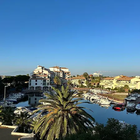 Appartement Studio Vue Sur La Marina Canet-en-Roussillon Exterior photo